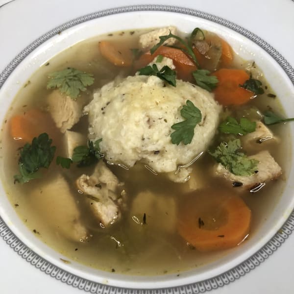 Fluffy Matzo Ball Soup